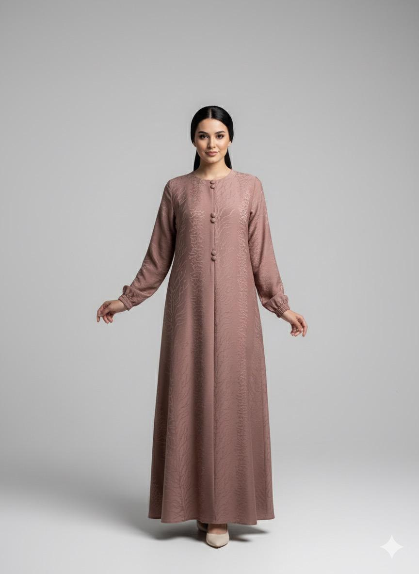 Rose wood Abaya
