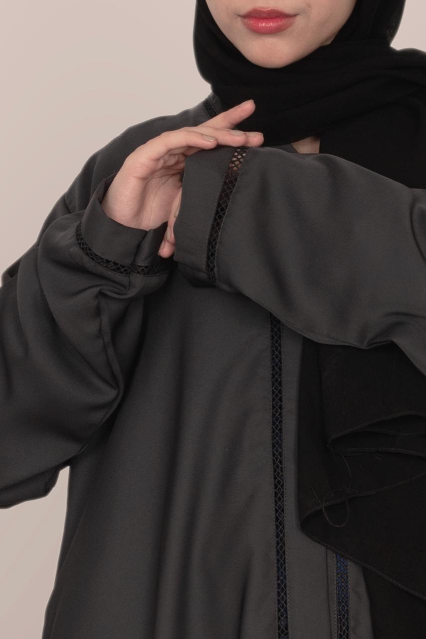 Elegant Black Abaya with Hijab