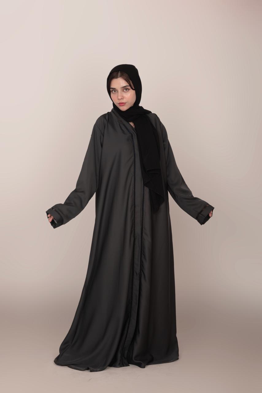 Elegant Black Abaya with Hijab