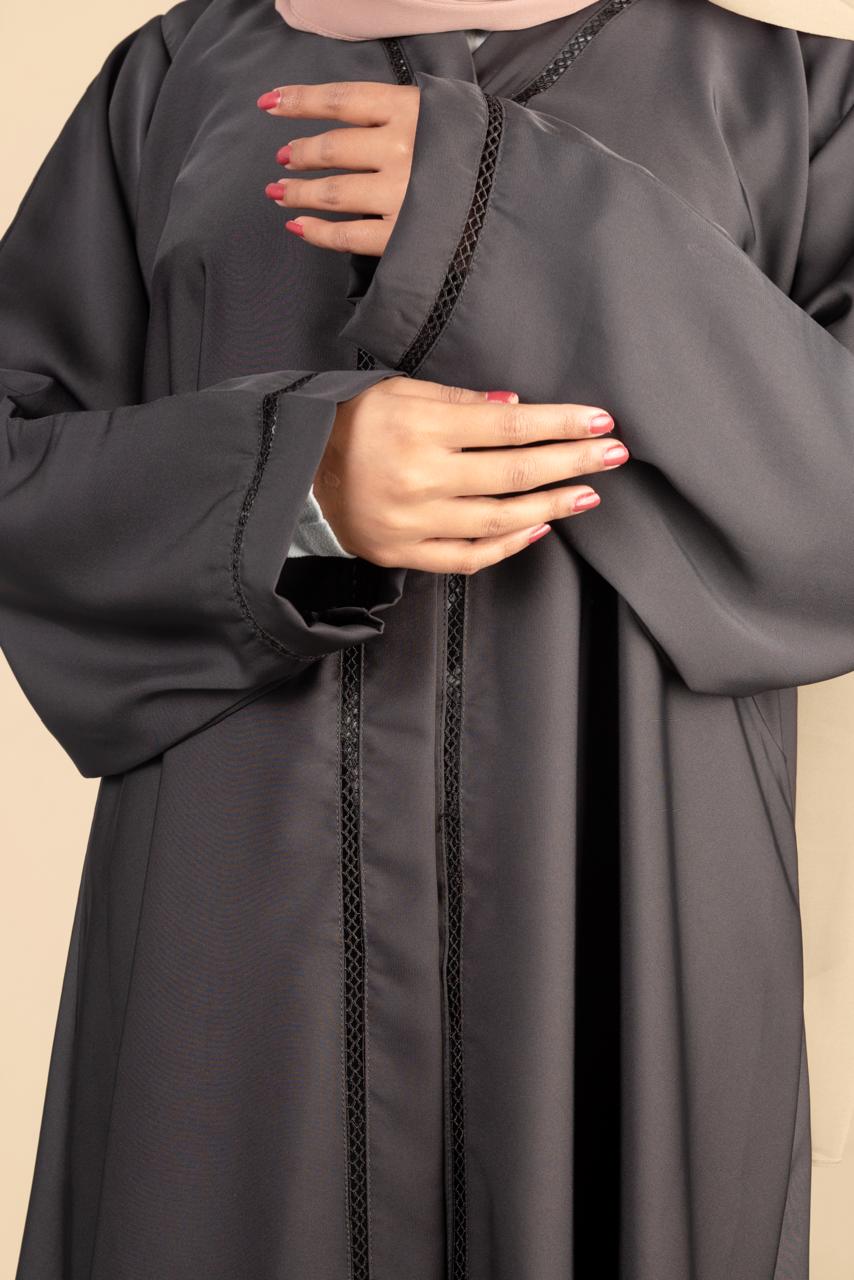 Elegant Black Abaya with Hijab